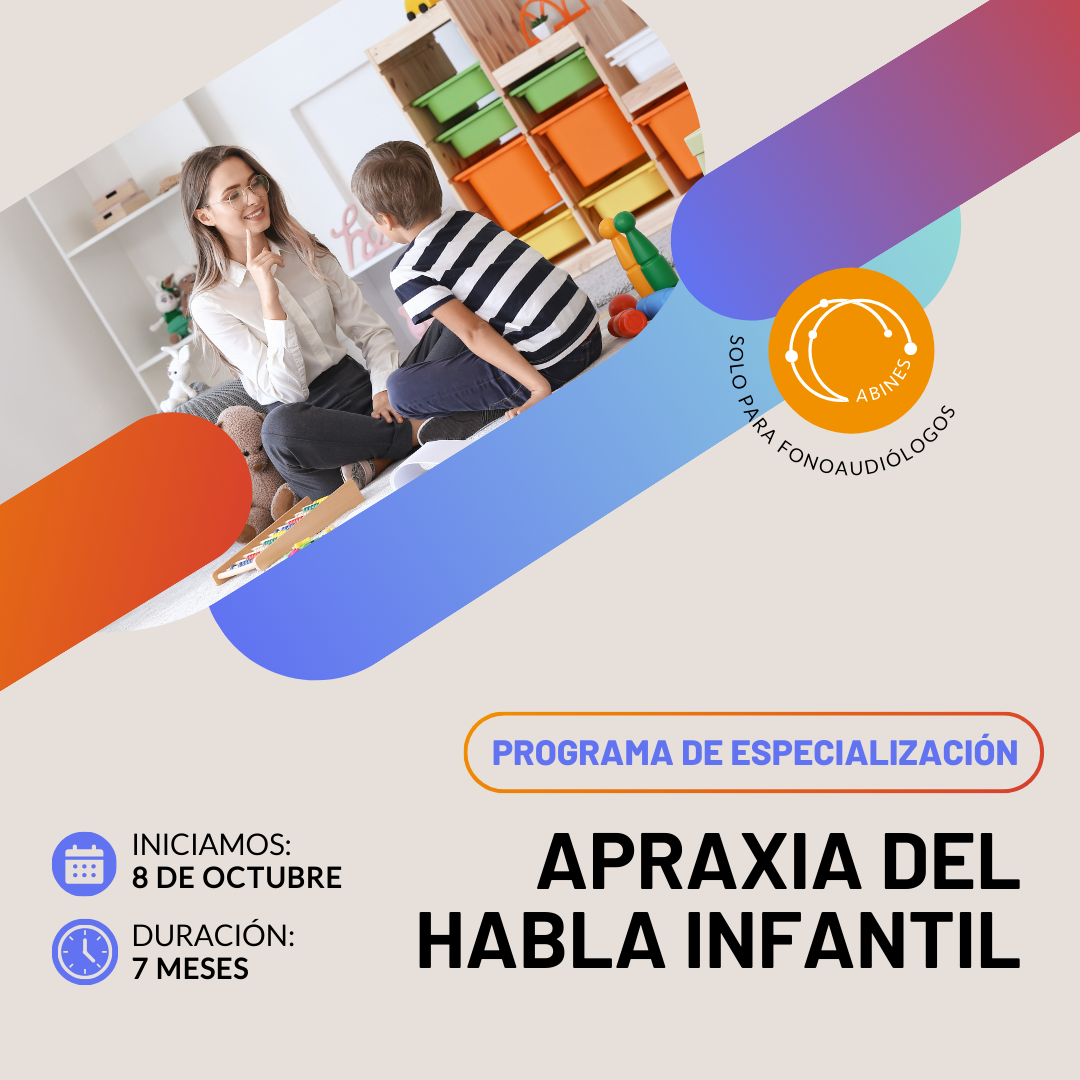 Programa de Especialización en Apraxia del habla infantil